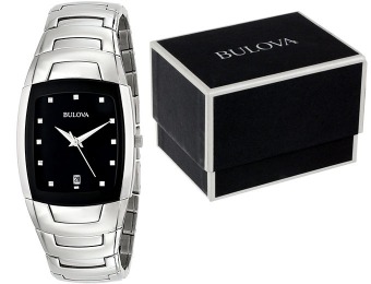 $156 off Bulova Men's 96G46 Stainless Steel Watch