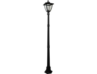 42% off Nature Power 72-Inch Bayport Solar Charged Lamp Post