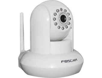 $110 off Foscam FI8910W Pan/Tilt Wireless Night Vision IP Camera