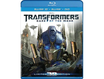 70% off Transformers: Dark of the Moon (4-Disc Blu-ray 3D Combo)