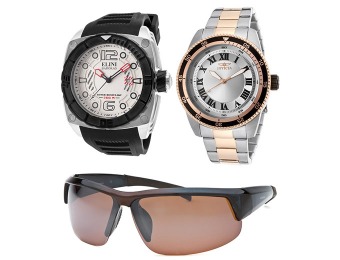 90% off Pro Diver SS & Commander Watches Plus Free Sunglasses