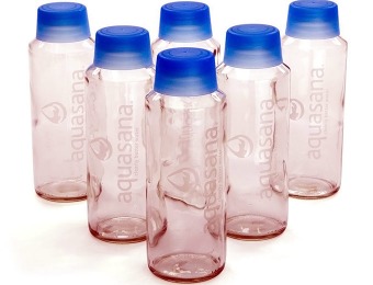 38% off Aquasana AQ-6005 18-Oz Glass Water Bottles, 6-Pack