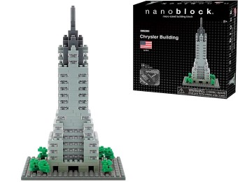 54% off Nanoblock Chrysler Building, Over 390 Pieces