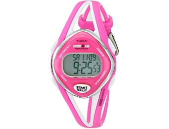 53% off Timex T5K655 Ironman Women's Watch, Pink and White