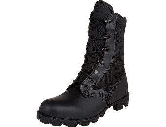 63% off Wellco Men's Black HW Jungle Combat Boots, Limit Sizes