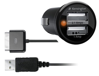 67% Off Kensington PowerBolt Duo Car Charger for iPhone