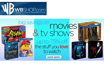 WBShop Sale - Up to 75% off DVD & Blu-ray Movies and TV Shows