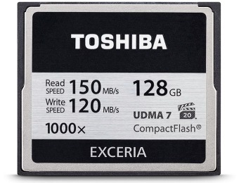 75% off Toshiba 128GB EXCERIA 1000x Compact Flash Memory Card