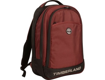 92% off Timberland Loudon 17" Laptop Backpack, Wine/Black