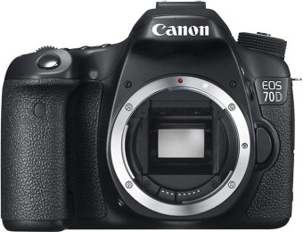 25% off Canon EOS 70D 20.2MP Digital SLR Camera (Body Only)