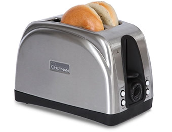 40% off Chefman Stainless Steel Toaster w/ LED Buttons