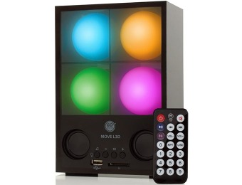 67% off GOgroove MOVE L3D Stereo Speakers & Mood Lamp