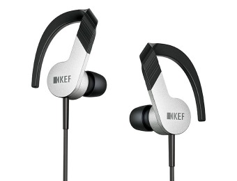 $120 off KEF M200 Hi-Fi In-Ear Headphones, Aluminum/Black