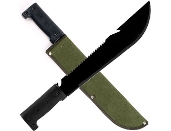 48% off Whetstone Hiker 16.5" Hiking Machete with Pouch