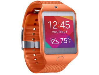 $60 off Orange Samsung Gear 2 Neo Smart Watch, Refurbished