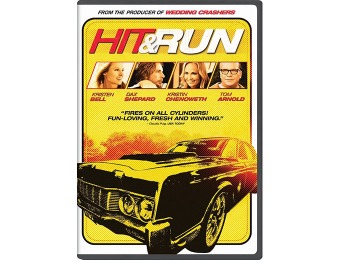 88% off Hit & Run (DVD) Kristen Bell, Dax Shepard, Tom Arnold