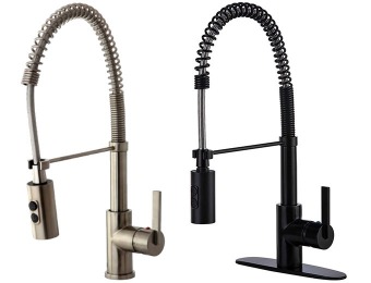 68% off Select Kingston Brass Pull-Down Kitchen Faucets