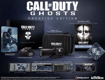 $155 off Call of Duty: Ghosts Prestige Edition Xbox 360
