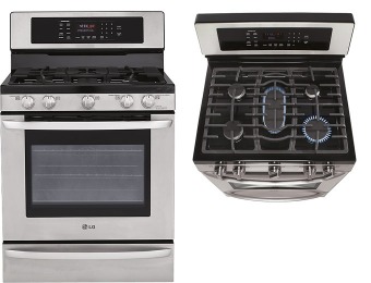 55% off LG 30" Stainless Steel Gas Convection Range, LRG3095ST