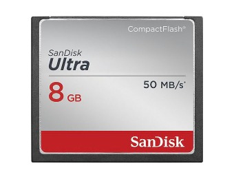 60% off SanDisk Ultra 8GB CF Memory Card SDCFHS-008G-A46