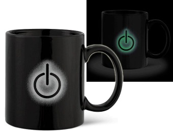 60% off Power Symbol Glow in the Dark Mug