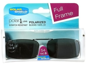 71% off Solar Shield Polarized Lenses Clip-On Sunglasses