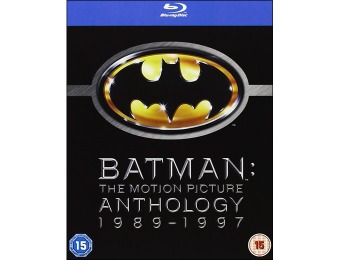 84% off Batman: Motion Picture Anthology 1989-1997 Blu-ray