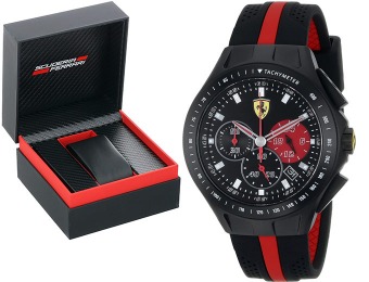 $195 off Ferrari 0830023 Race Day Men's Analog Black Watch