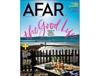 88% off AFAR Travel Magazine - 1 Year Subscription