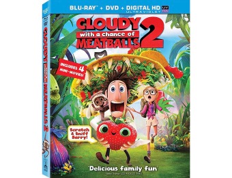 65% off Cloudy With a Chance of Meatballs 2 (Blu-ray + DVD)