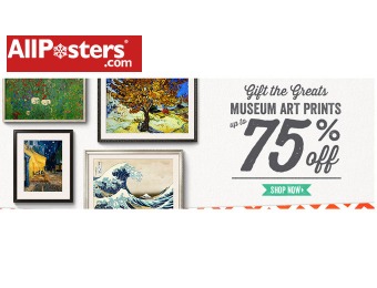Up to 75% off Museum Art Prints at Allposters.com