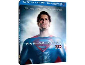 55% off Man of Steel (Blu-ray 3D + Blu-ray + DVD + Digital HD)