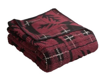 77% off Woolrich Cedar Run Throw Berber Fleece Blanket - Two Styles