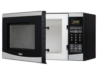 55% off Haier HMC725SESS 700W Compact Stainless Steel Microwave