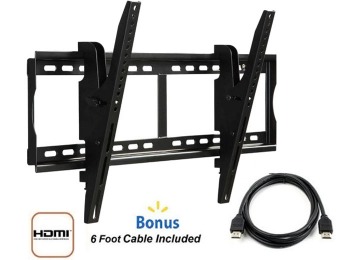60% off @.com Tilting Wall Mount for 37" to 70" TVs and HDMI Cable
