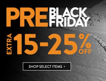 Pre Black Friday Sale - Save an Extra 15% to 25% Off