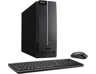 $50 off Acer Aspire X Desktop Computer (AMD E2/4GB/500GB)