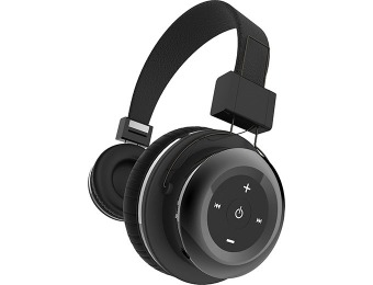 $80 off Tzumi Wireless Bluetooth Stereo Headphones, Black or Pink