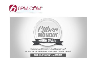 6PM.com Cyber Monday Deals - Huge Savings on Top Brands
