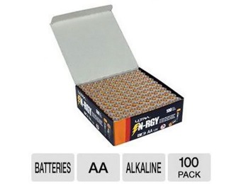 $55 off Ultra N-RGY AAA Alkaline Batteries - 1.5v, 100 Pack