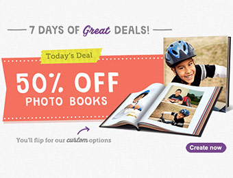 50% off Photo Books w/ Walgreens promo code FIFTYOFFBK