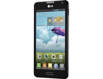 80% off MetroPCS LG Optimus F6 4G No-Contract Cell Phone