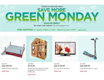 Green Monday Deal Day at Kmart.com
