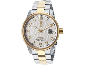 $745 off Invicta Men's I-Force Silver Textured Dial Two Tone Watch