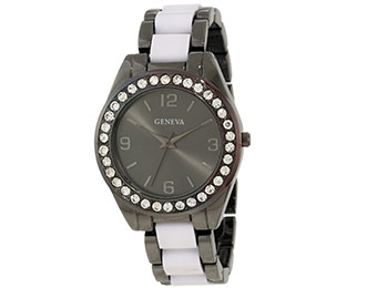88% off Geneva Moderate Women's Multi-Bezel Bracelet Watch
