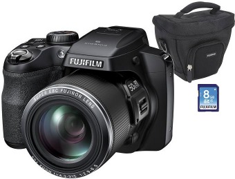 $260 off Fujifilm FinePix S9250 16.2MP Digital Camera Bundle