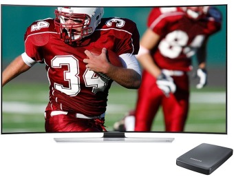 $1,002 Samsung UN65HU9000 65" 4K Ultra HD Curved LED TV