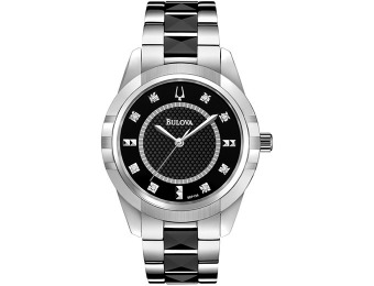 $298 off Bulova Women's Diamond Accent Bracelet Watch