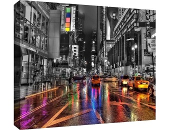 91% off Revolver Ocelot 'NYC' 24 x 36 Gallery-Wrapped Canvas Artwork