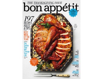 $44 off Bon Appetit Magazine Subscription, $3.89 / 12 Issues